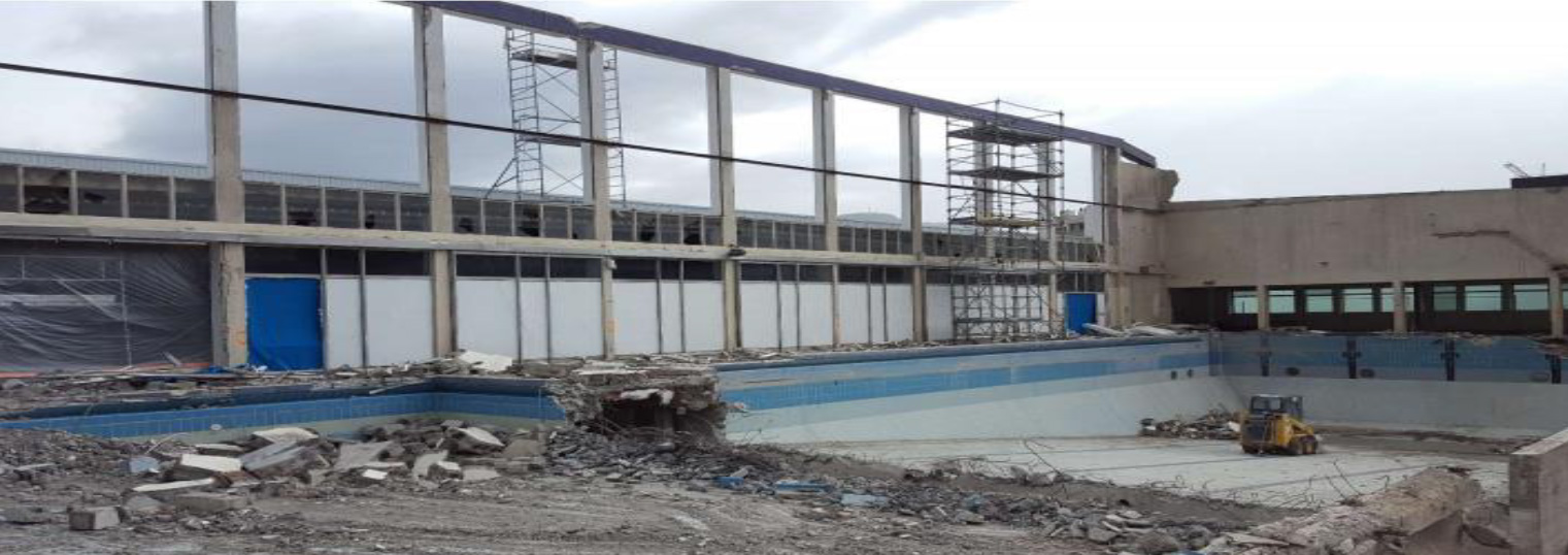 Réhabilitation du bassin de 25 M STADE NAUTIQUE Pierre DE COUBERTIN